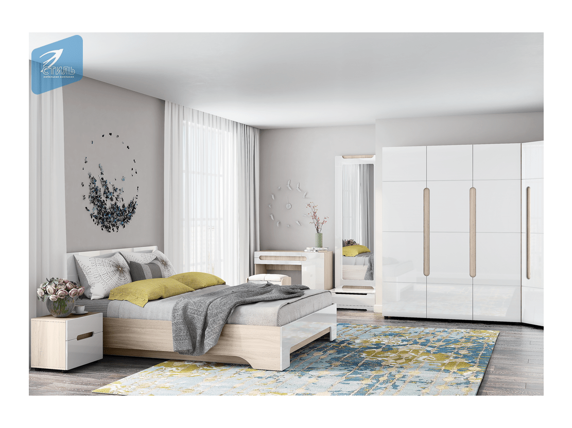 Модульная спальня Палермо-3, композиция 2 фото