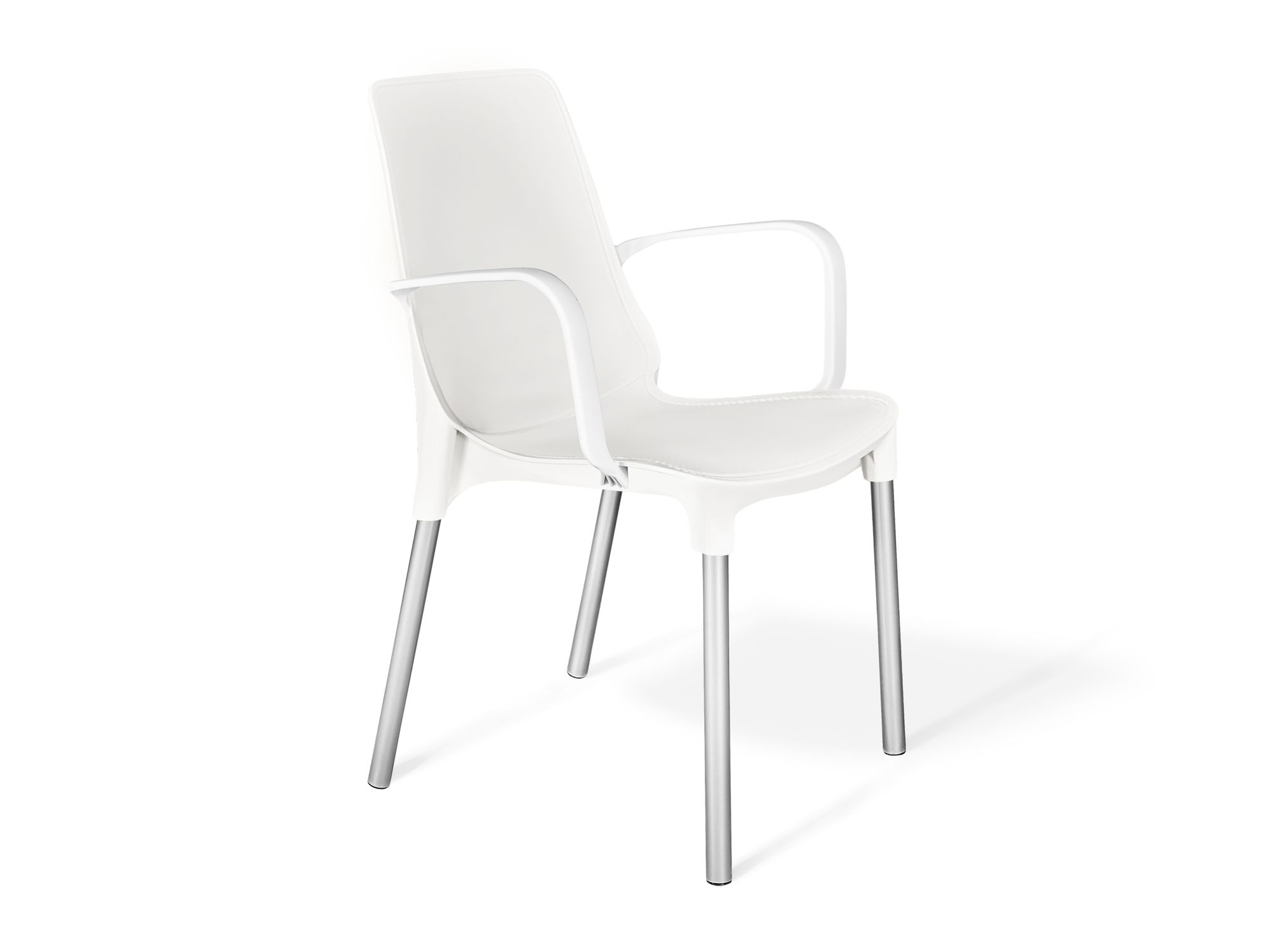 Стул SHT-S76 (комплект из 2 шт.) Белый, Металл стул sht s76 черный пластик