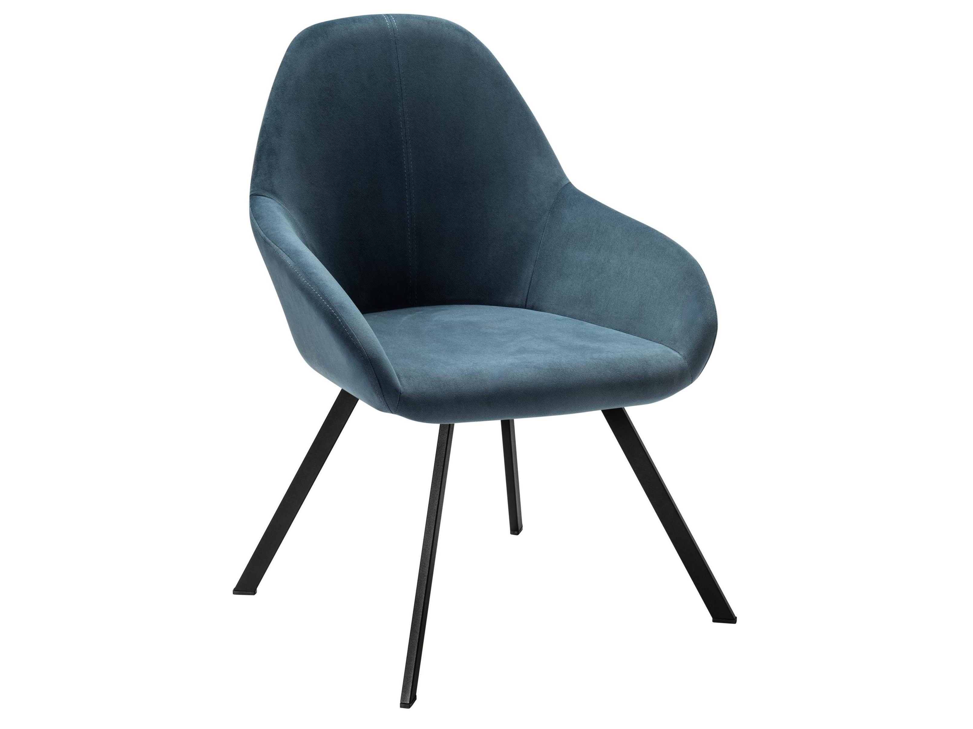 Кресло Kent Diag blue/Арки Синий, Металл кресло kent тёмно серый арки серый металл