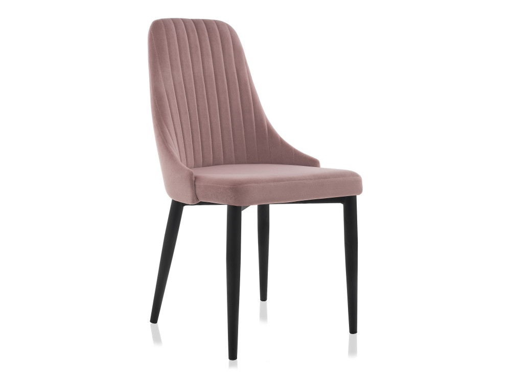 Kora light purple / black Стул Черный, Окрашенный металл kora white beige стул белый окрашенный металл