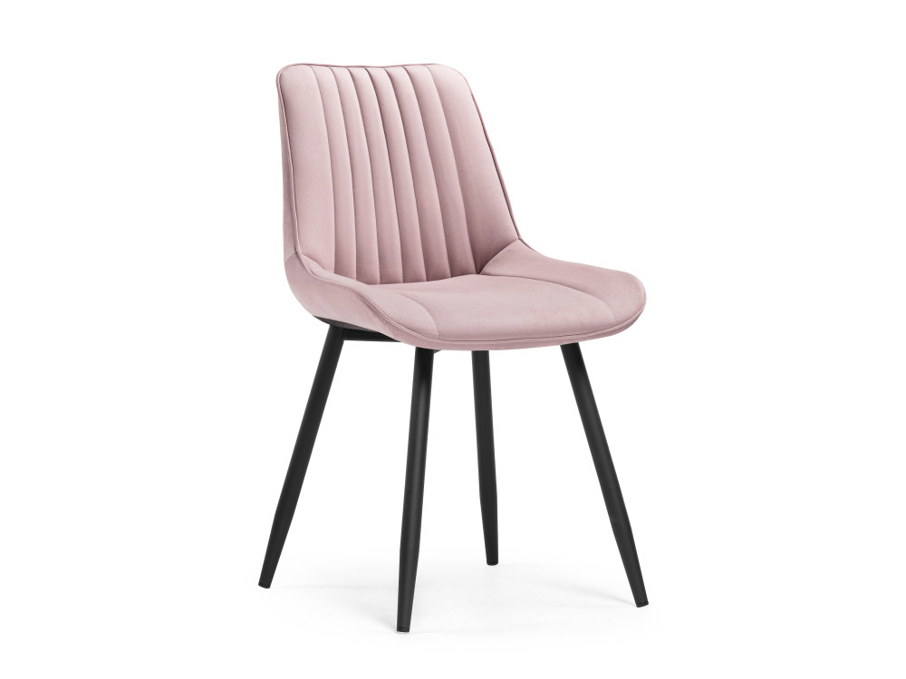 Седа розовый / черный Стул Черный, Металл седа розовый белый стул белый металл