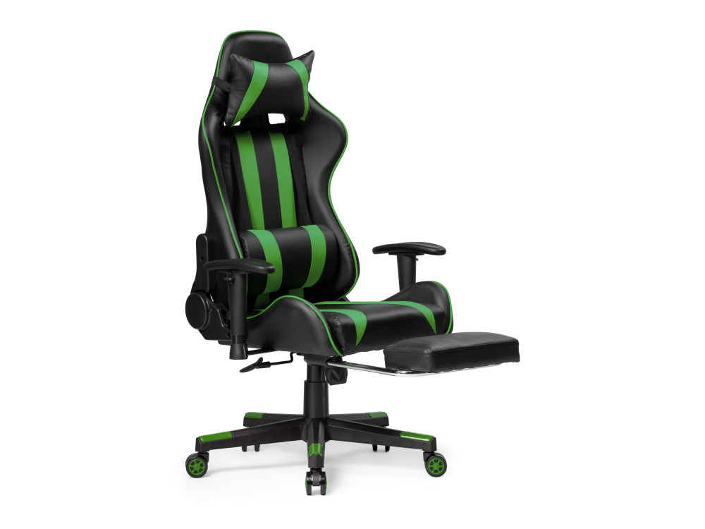 Corvet black / green Стул MebelVia Зеленый, Искусственная кожа, Пластик corvet black blue стул черный пластик
