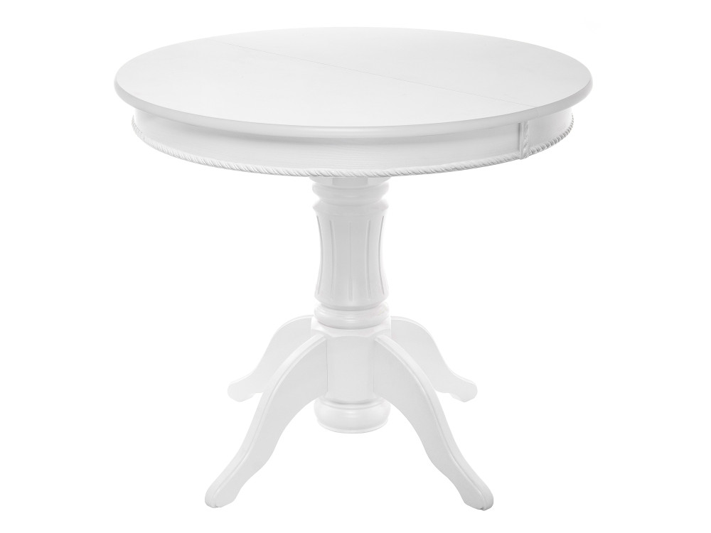 Павия белый Стол деревянный Белый, Массив бука table 110 white wood стол белый массив бука