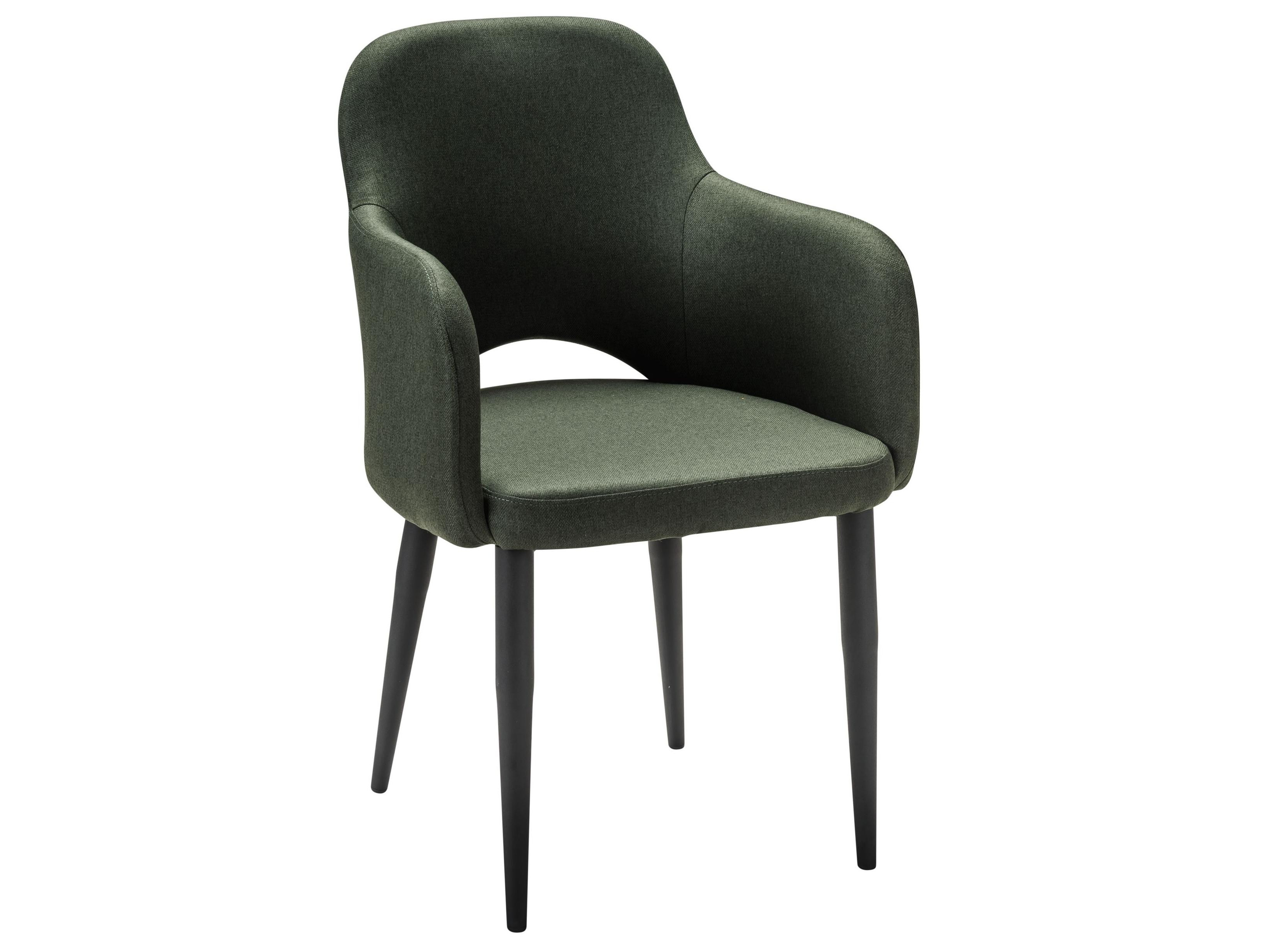 Кресло Ledger темно-зеленый/черный MebelVia Черный, Рогожка, Металл стул ledger темно зеленый черный зеленый металл