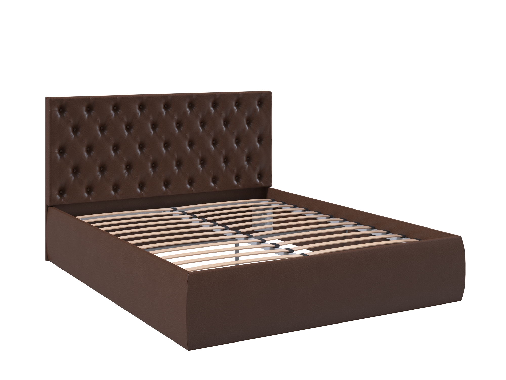 Кровать Хилтон №3 (160х200) Шоколадный, ДСП кровать хилтон 3 160х200 шоколадный дсп