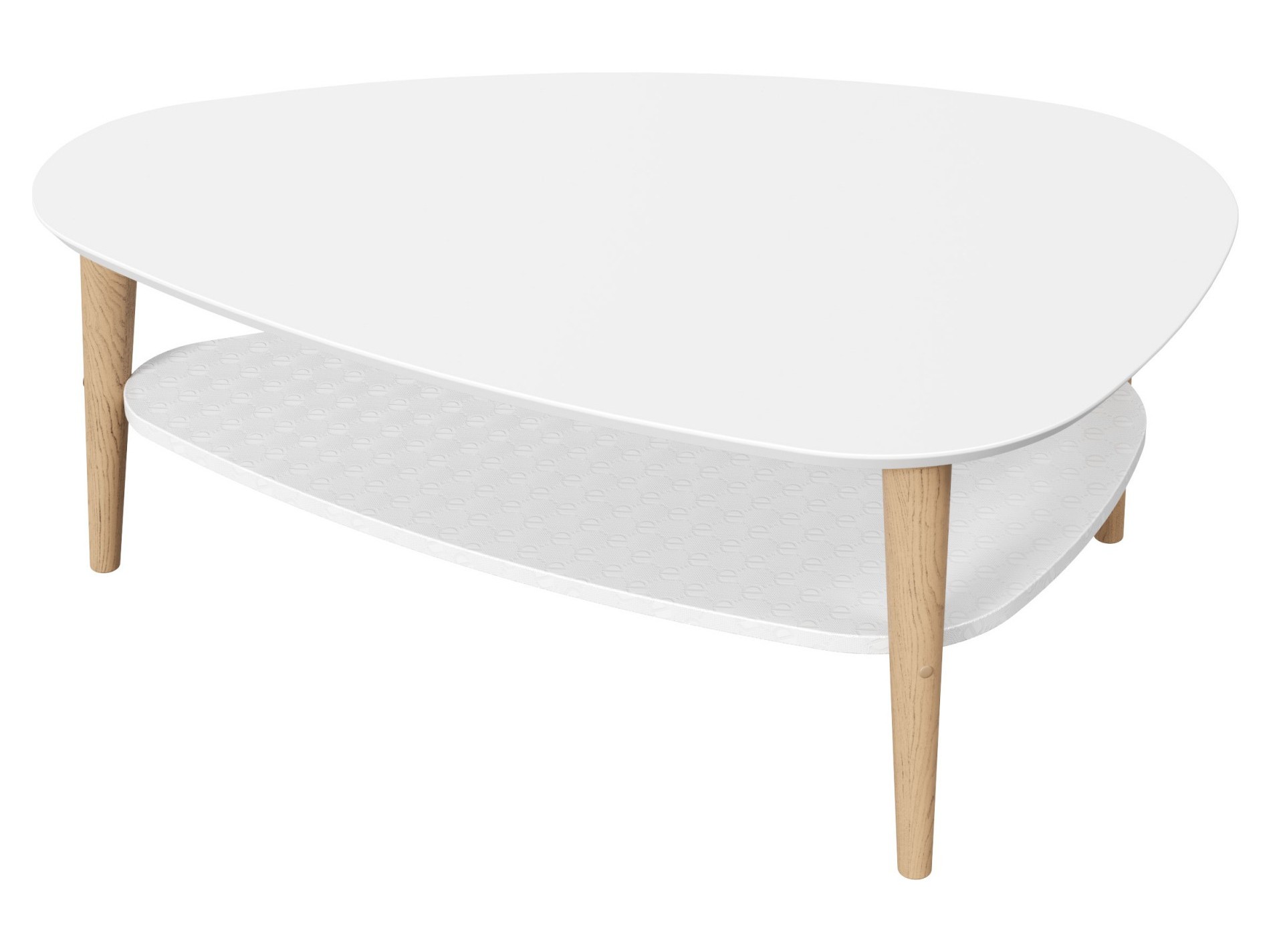 Стол журнальный Тип 1 (Белый) Белый стол журнальный мебелик лорейн 1 белый п0005635