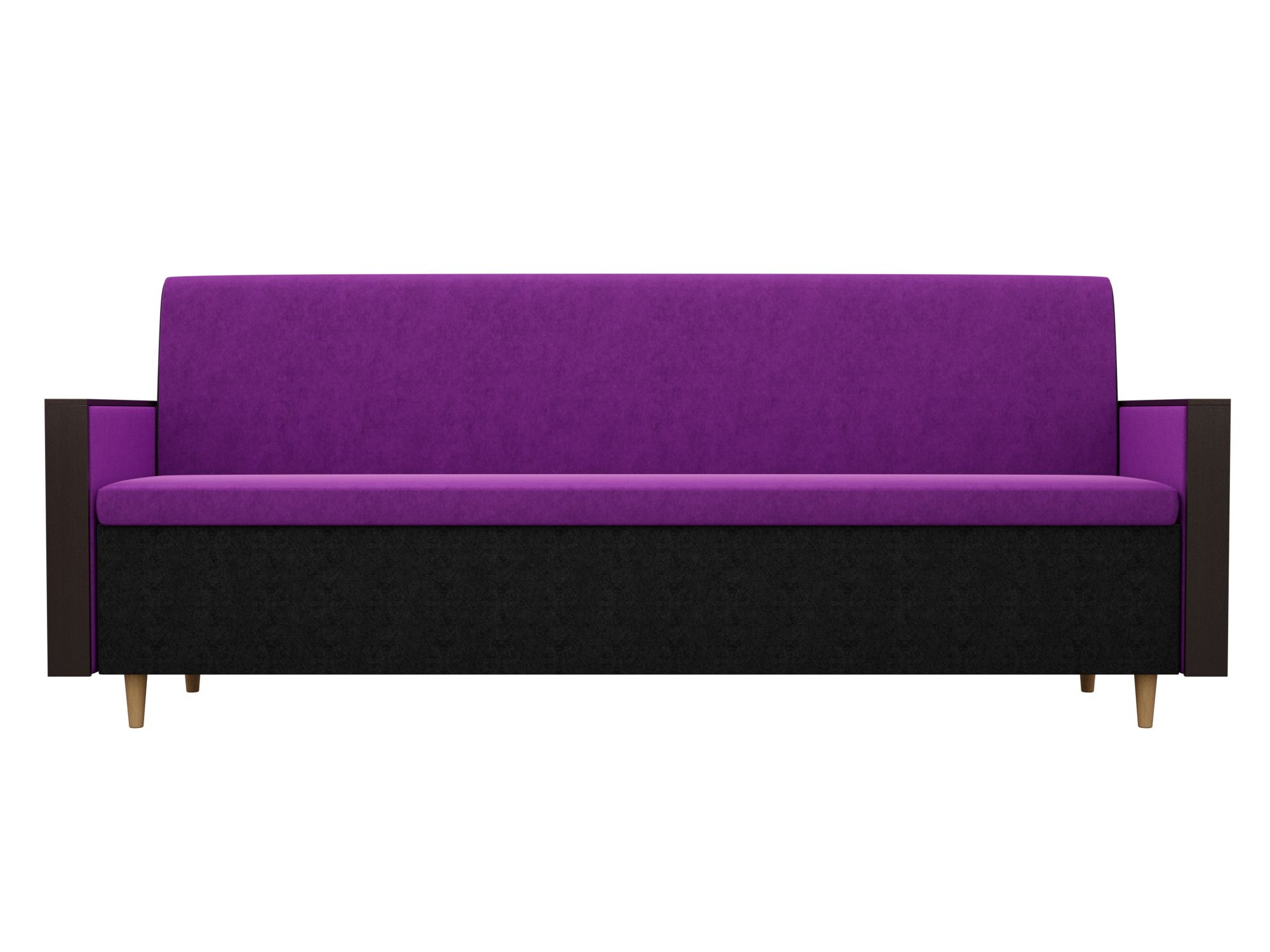 Кухонный диван Модерн Фиолетовый, Черный, ЛДСП диван евро люкс mebelvia фиолетовый черный вельвет лдсп фанера
