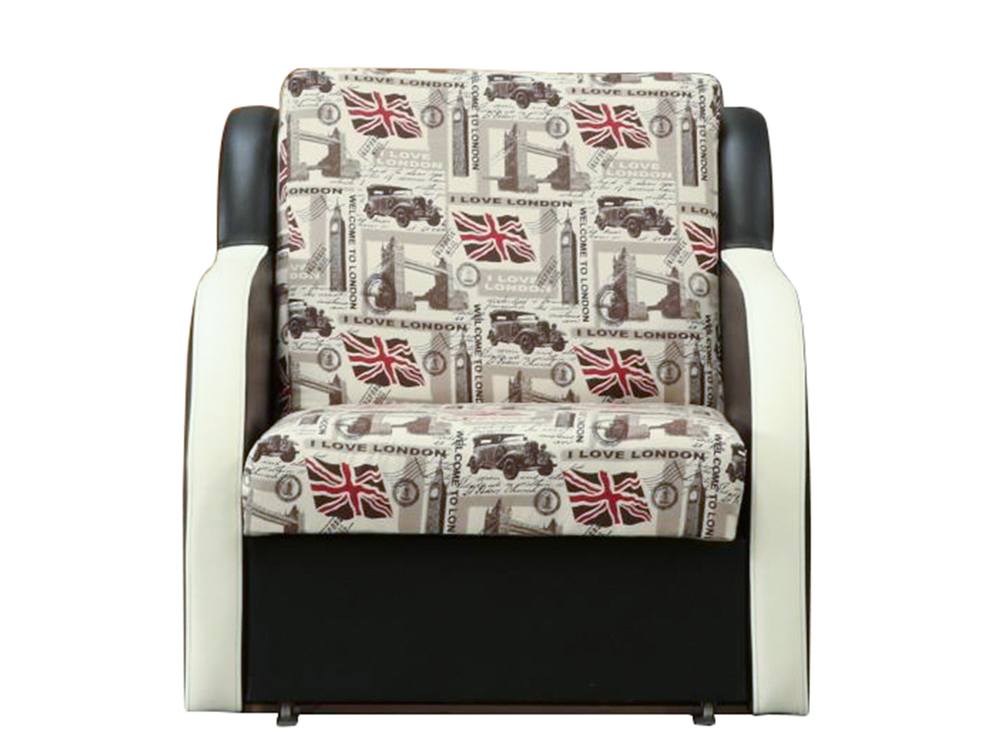Кресло-кровать Фурор 1 MebelVia Серый, Текстиль, Искусственная кожа, Массив, ДСП, Фанера