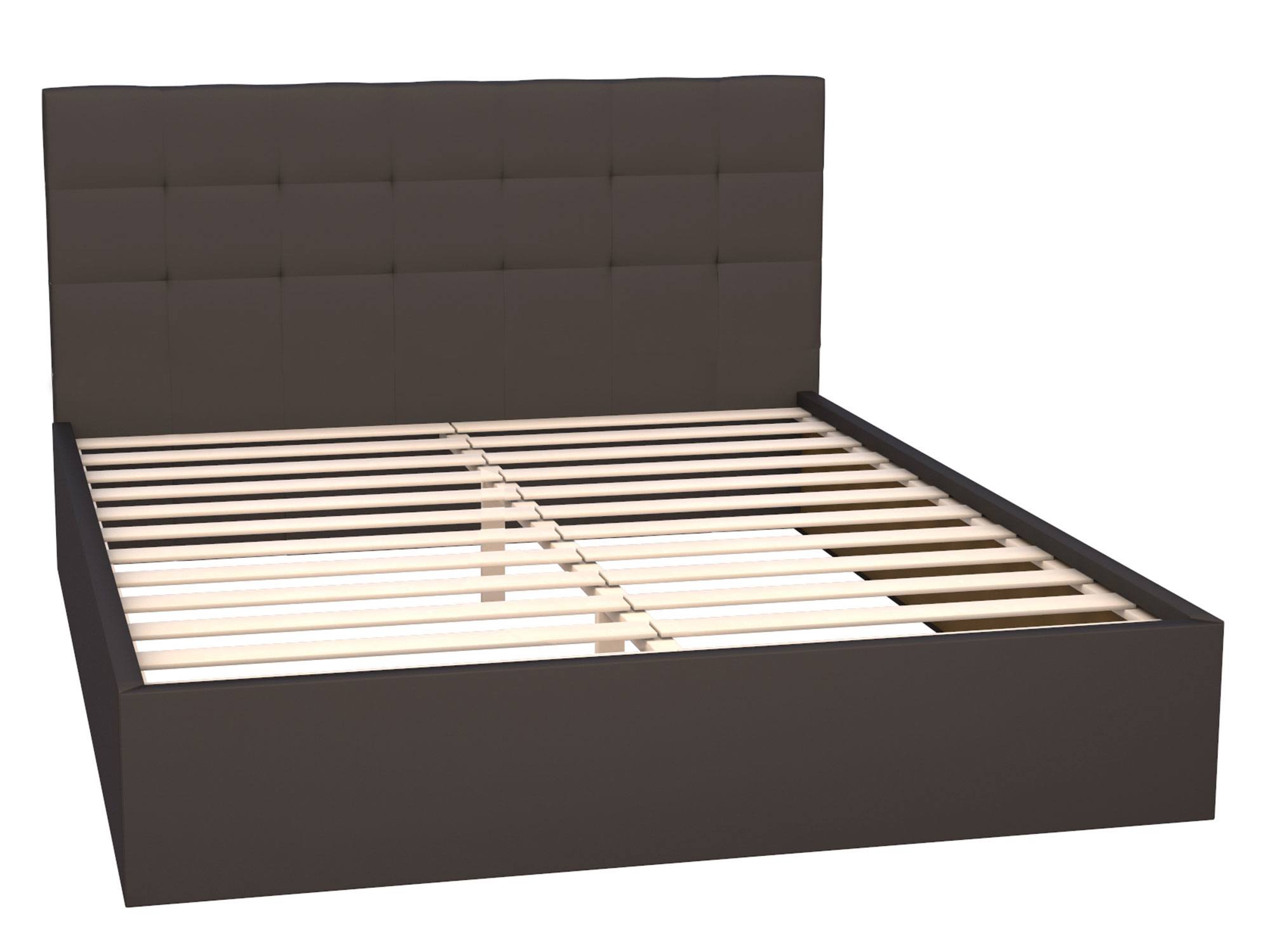 Кровать Энджел (160х200) Коричневый, Массив, ДСП интерьерная кровать марта 160х200 коричневый массив дсп