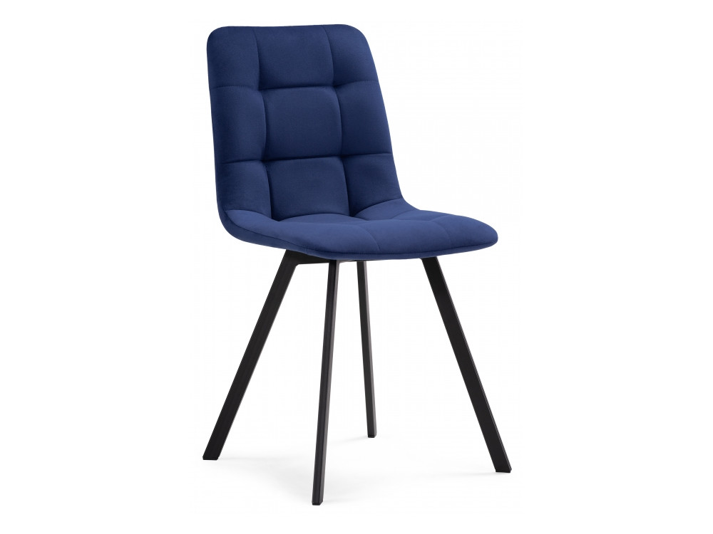 Чилли синий / черный Стул синий, Окрашенный металл стул kenner 123s синий v16 опоры белые синий металл