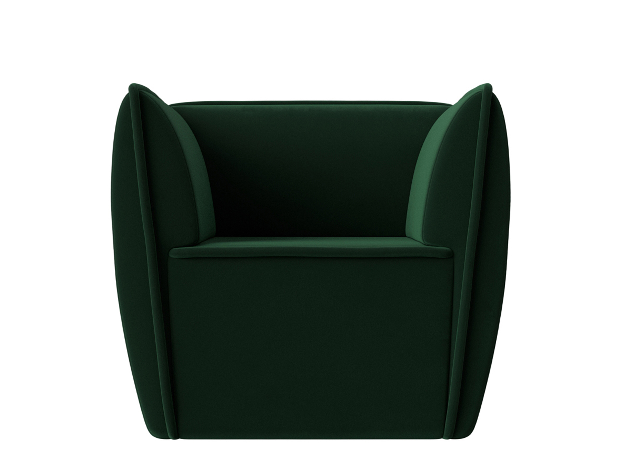 Кресло Бергамо MebelVia Зеленый, Велюр бергамо модульная мягкая зона