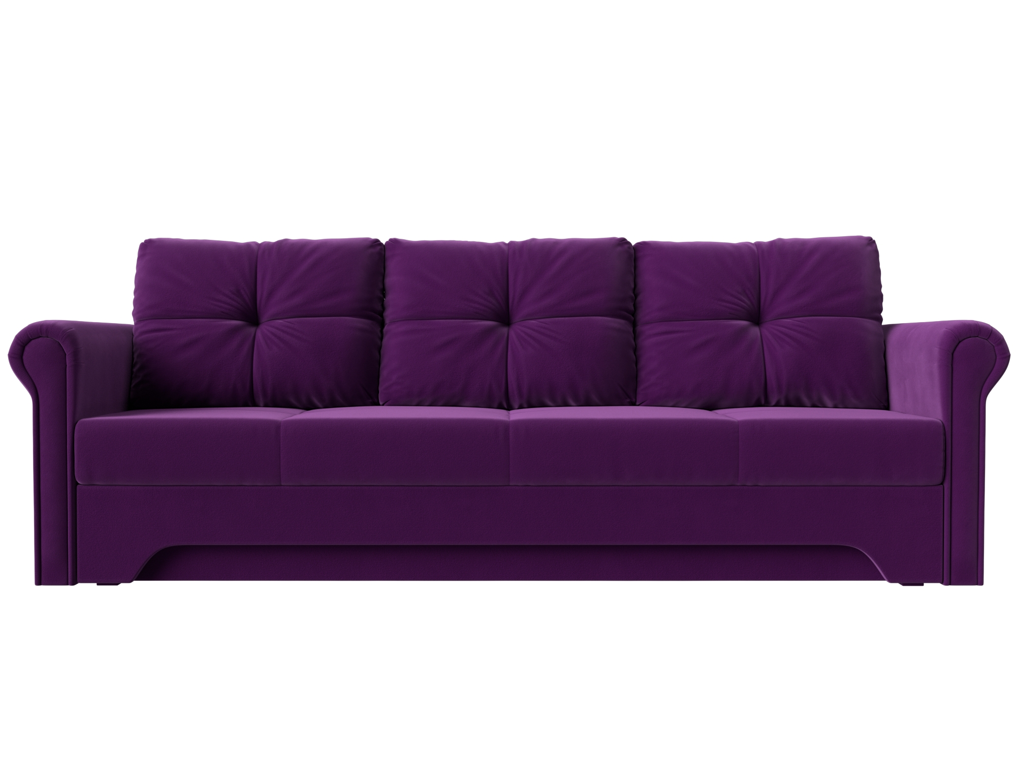 Диван Европа MebelVia , Фиолетовый, Микровельвет, ДСП, ЛДСП, Брус диван еврокнижка мебелико европа микровельвет фиолетово черный