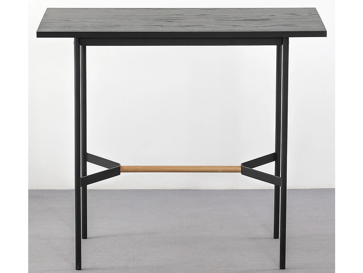 Стол барный STOOL GROUP Knobb 120*60 Черный Черный, МДФ