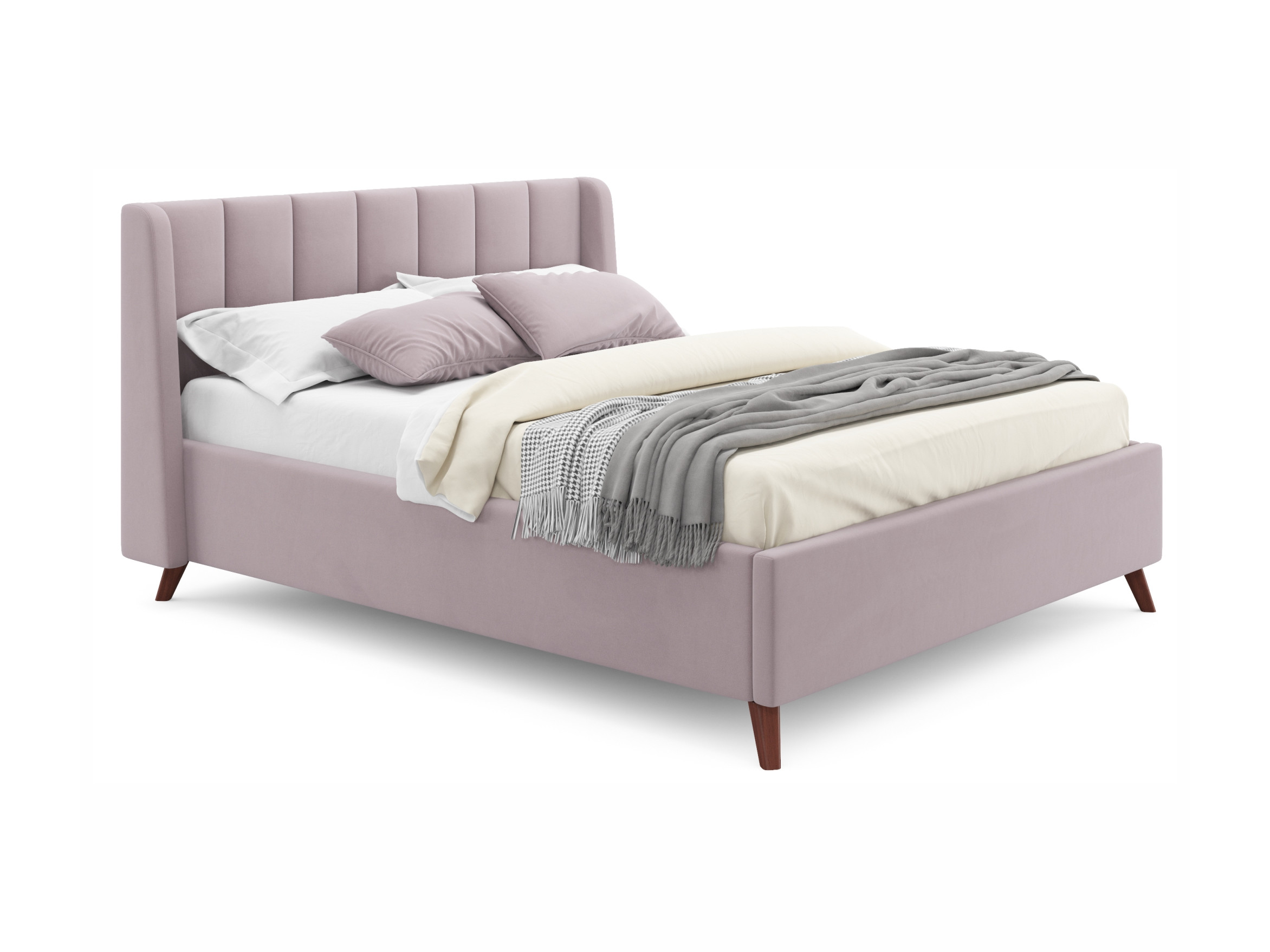 Мягкая кровать Betsi 1600 лиловый с подъемным механизмом лиловый, Фиолетовый, Велюр, ДСП мягкая кровать стефани 160х200 с подъемным механизмом